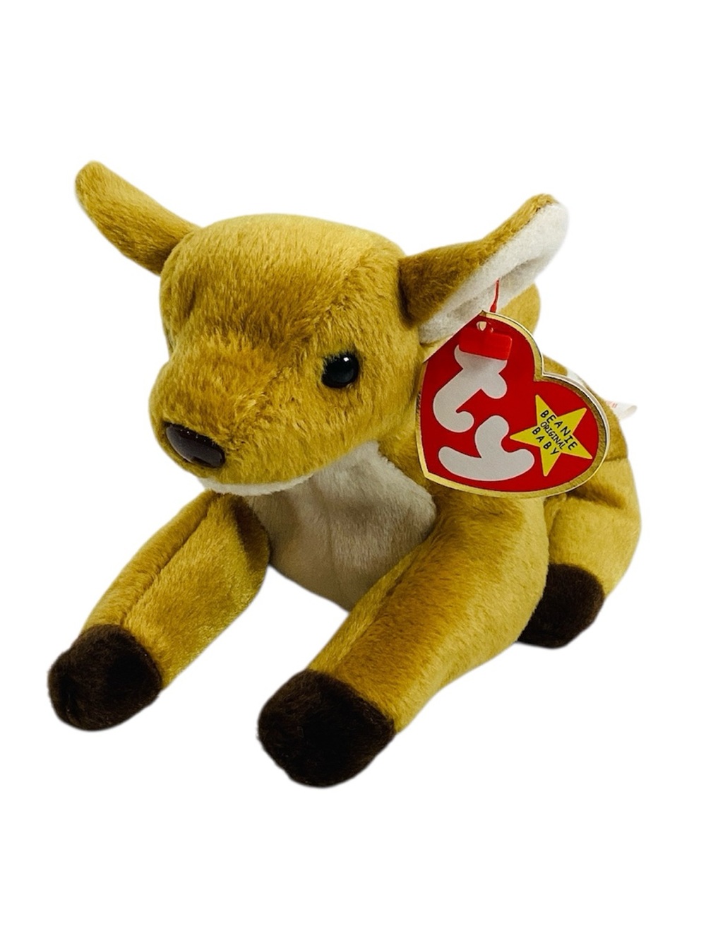 🦋 TY “Whisper” Beanie Baby Fawn Deer - NWT